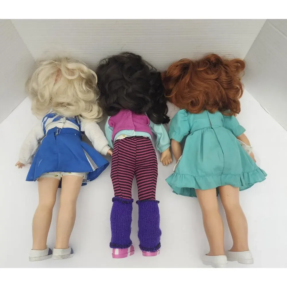 Vintage Fisher-Price My Friend Dolls Lot of 3 Mandy Jenny Becky